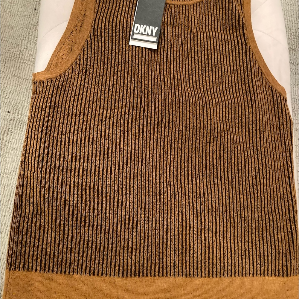 DKNY Jeans Brown and Black Striped Knit Set - Picture 10 of 10